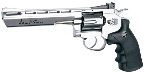 ASG Dan Wesson 6'' Revolver 4.5mm Silver/Pellets