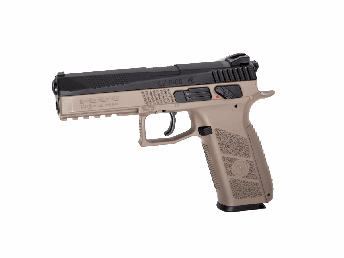 ASG CZ P-09, 4.5mm Blowback/Pellet, DT-FDE